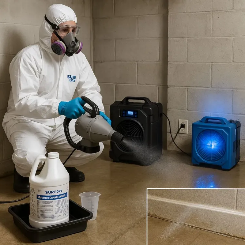 Sanitization and Odor Removal process in Camano, WA